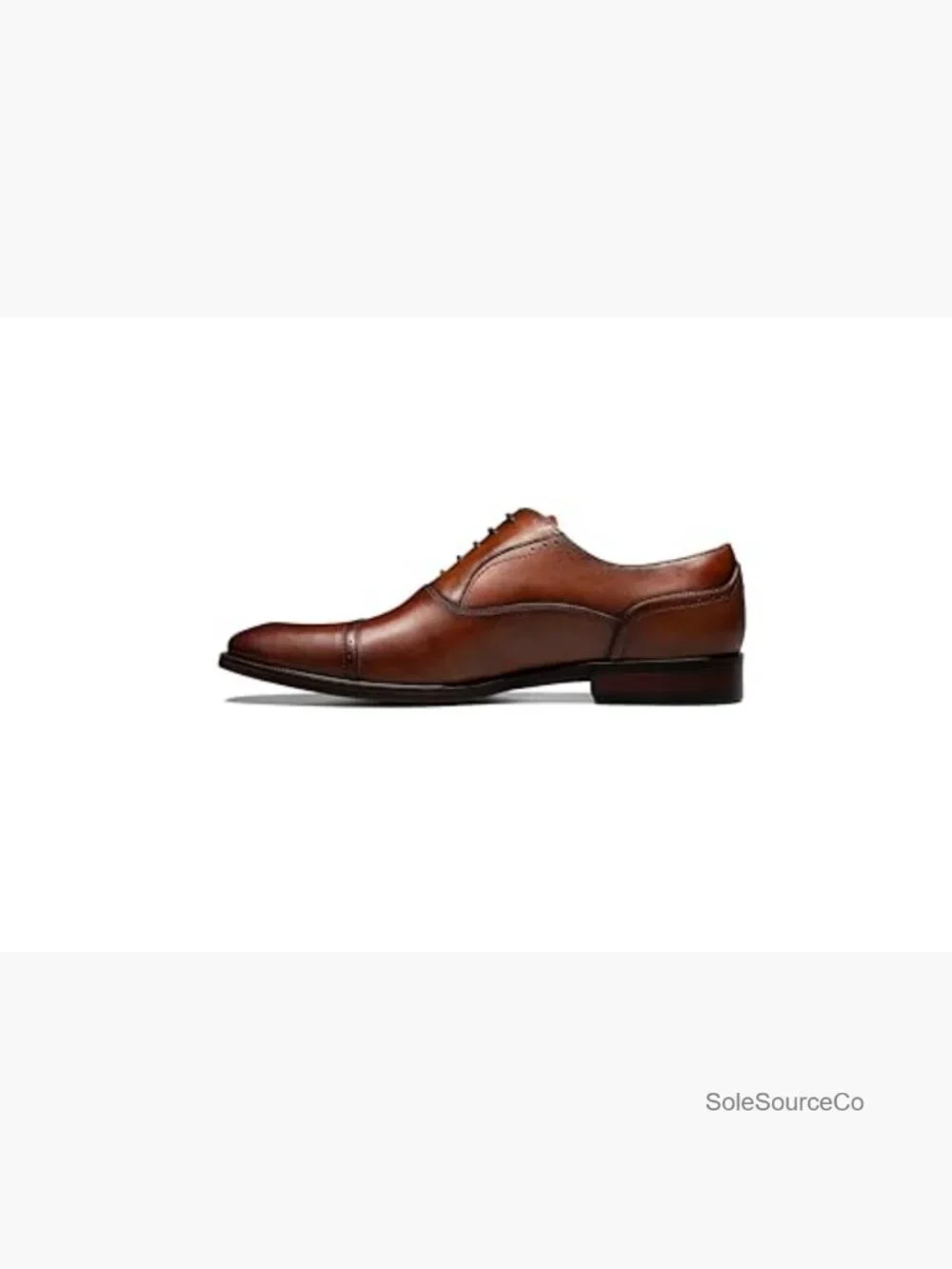 Men's Cap Toe Oxfords - Smooth Leather, Cushioned Footbed, Durable Rubber Sole